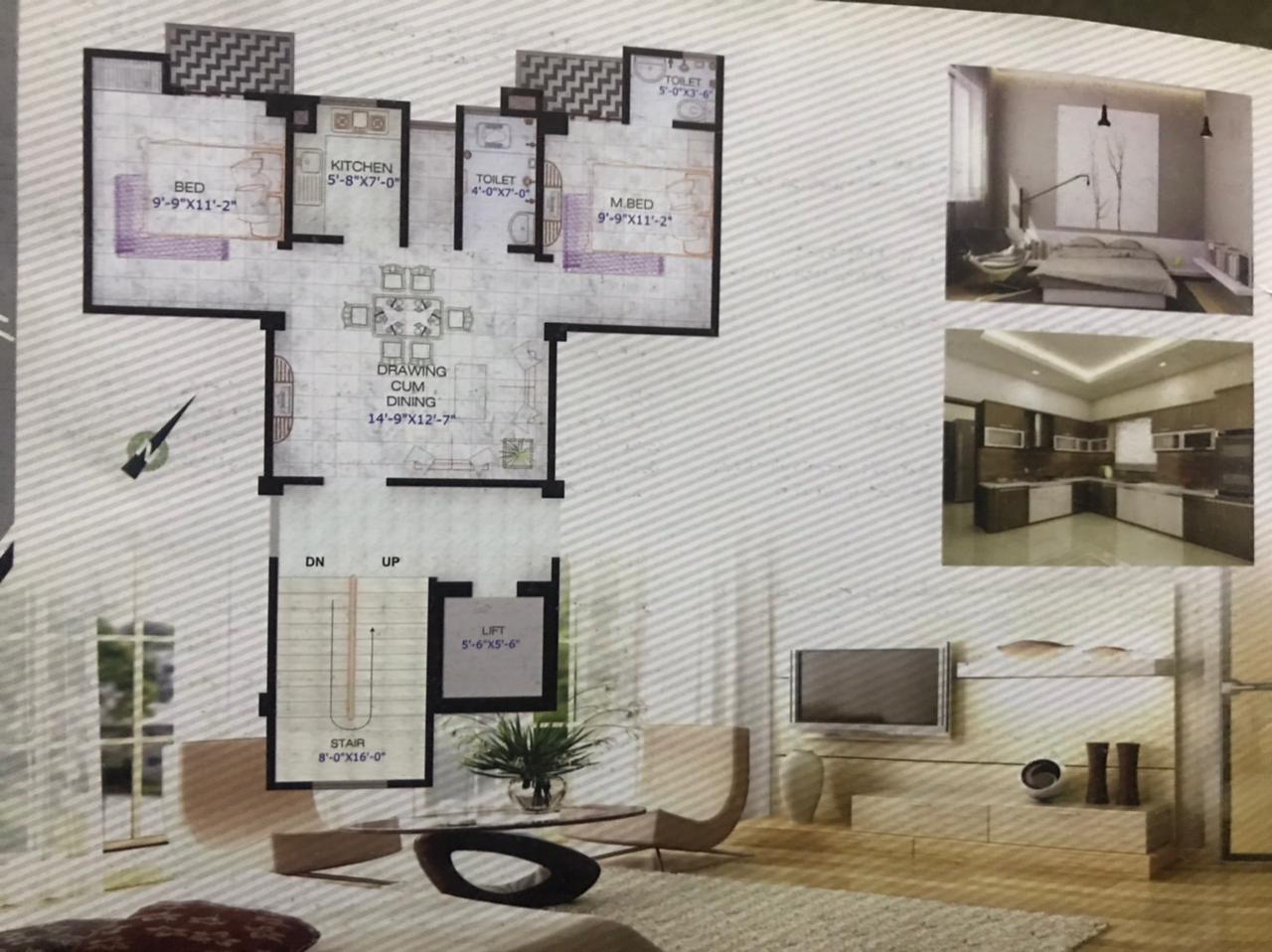 Apartment in Mirpur for Sale – Affordable 2 Bedroom Flat in North Ibrahimpur
